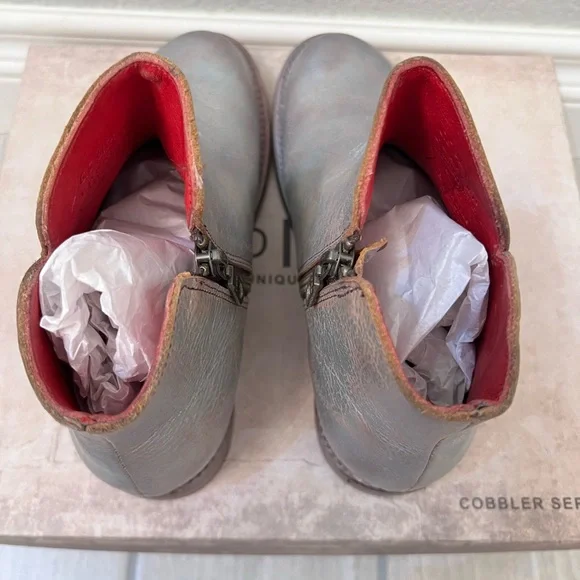 Bed Stu Yurisa Booties in Silver Lux